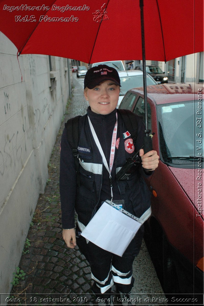 Como - 18 settembre 2010 - Gara Nazionale di Primo Soccorso -  Croce Rossa Italiana - Ispettorato Regionale Volontari del Soccorso Piemonte