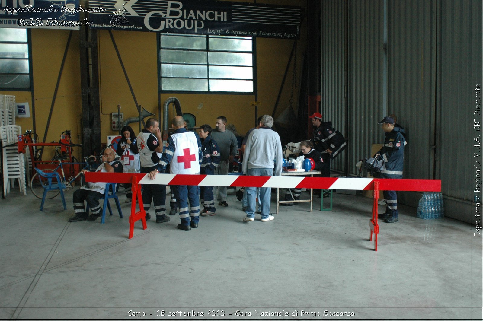 Como - 18 settembre 2010 - Gara Nazionale di Primo Soccorso -  Croce Rossa Italiana - Ispettorato Regionale Volontari del Soccorso Piemonte