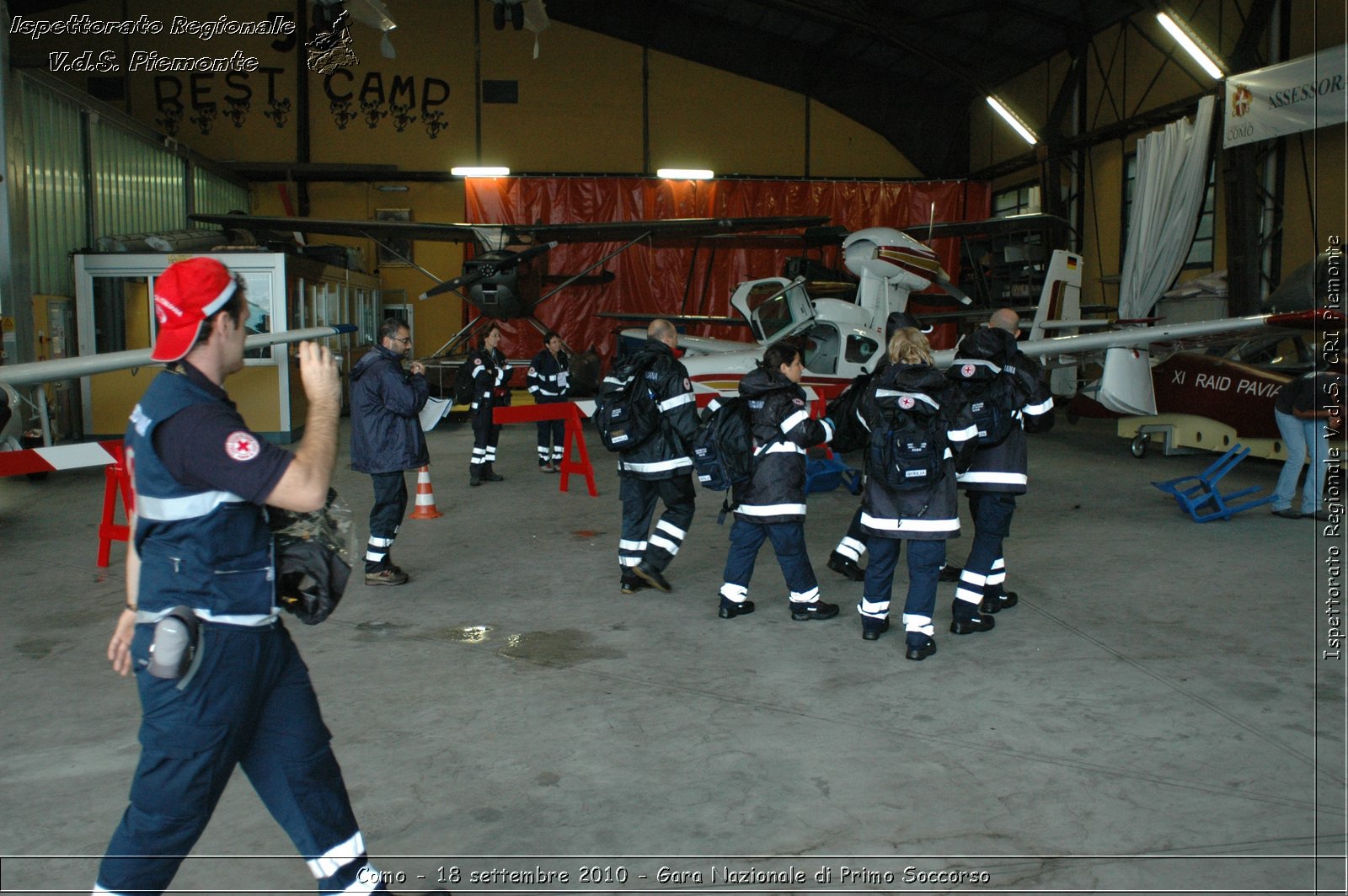 Como - 18 settembre 2010 - Gara Nazionale di Primo Soccorso -  Croce Rossa Italiana - Ispettorato Regionale Volontari del Soccorso Piemonte