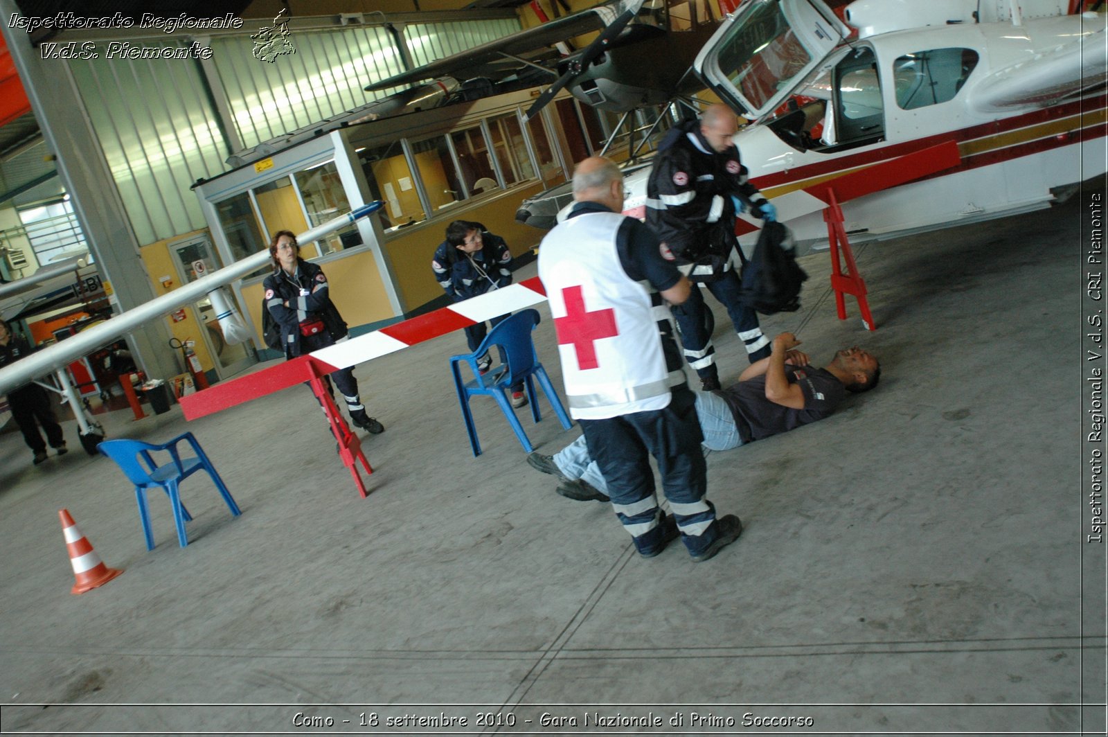 Como - 18 settembre 2010 - Gara Nazionale di Primo Soccorso -  Croce Rossa Italiana - Ispettorato Regionale Volontari del Soccorso Piemonte