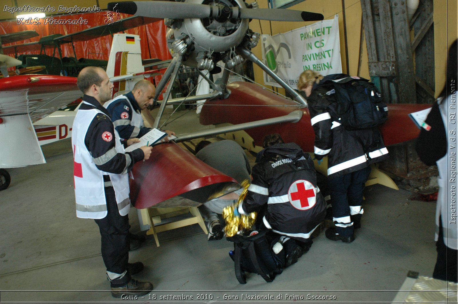 Como - 18 settembre 2010 - Gara Nazionale di Primo Soccorso -  Croce Rossa Italiana - Ispettorato Regionale Volontari del Soccorso Piemonte