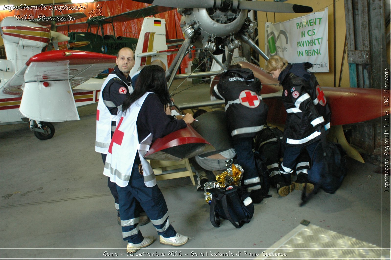 Como - 18 settembre 2010 - Gara Nazionale di Primo Soccorso -  Croce Rossa Italiana - Ispettorato Regionale Volontari del Soccorso Piemonte