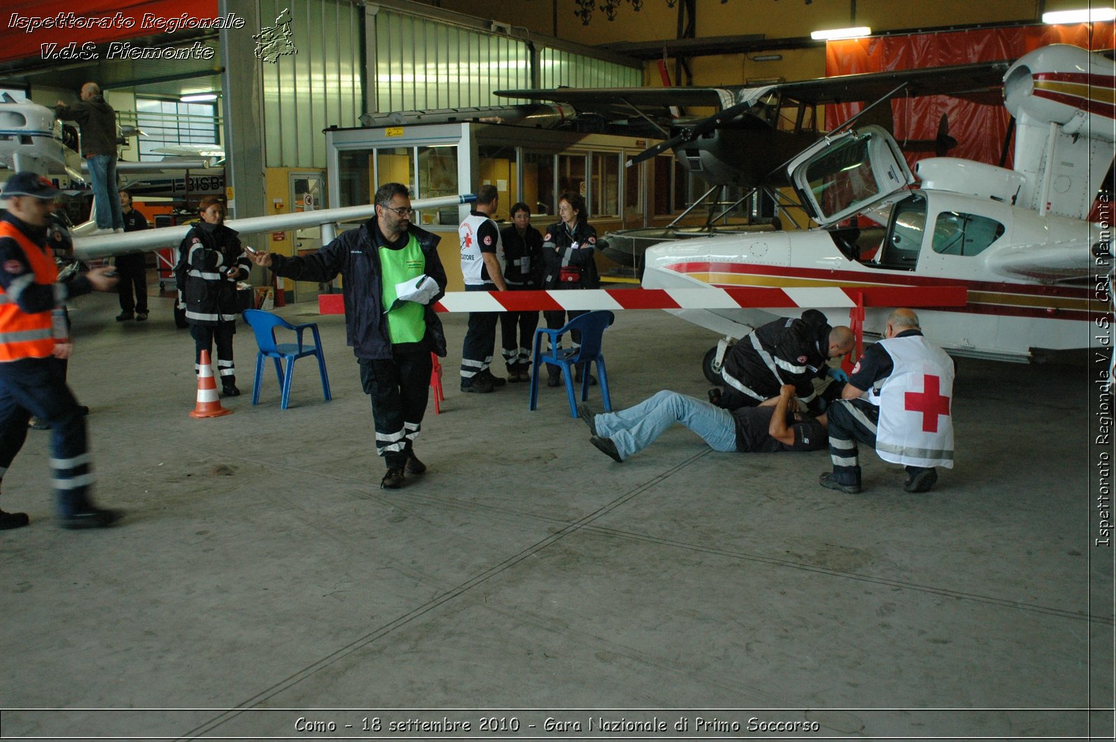 Como - 18 settembre 2010 - Gara Nazionale di Primo Soccorso -  Croce Rossa Italiana - Ispettorato Regionale Volontari del Soccorso Piemonte