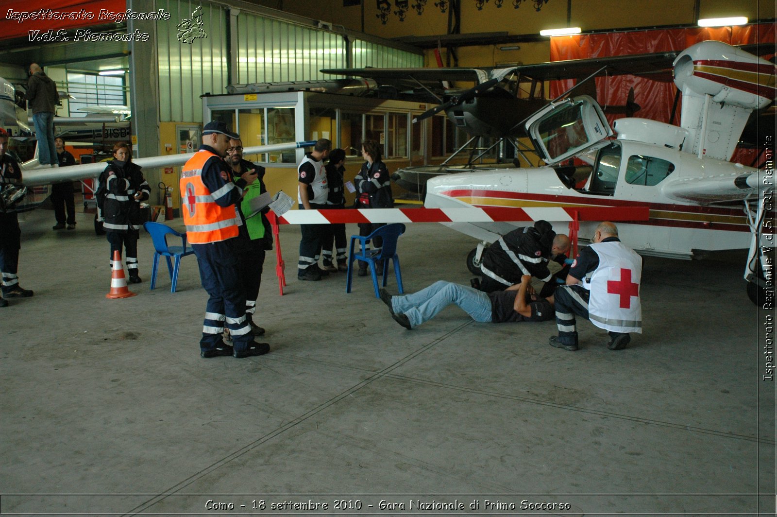 Como - 18 settembre 2010 - Gara Nazionale di Primo Soccorso -  Croce Rossa Italiana - Ispettorato Regionale Volontari del Soccorso Piemonte