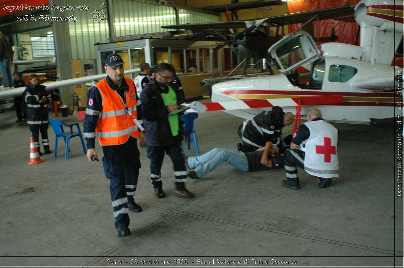 Como - 18 settembre 2010 - Gara Nazionale di Primo Soccorso -  Croce Rossa Italiana - Ispettorato Regionale Volontari del Soccorso Piemonte