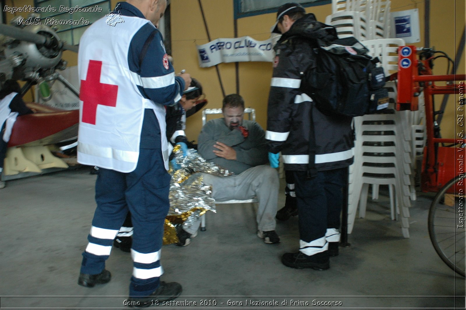 Como - 18 settembre 2010 - Gara Nazionale di Primo Soccorso -  Croce Rossa Italiana - Ispettorato Regionale Volontari del Soccorso Piemonte