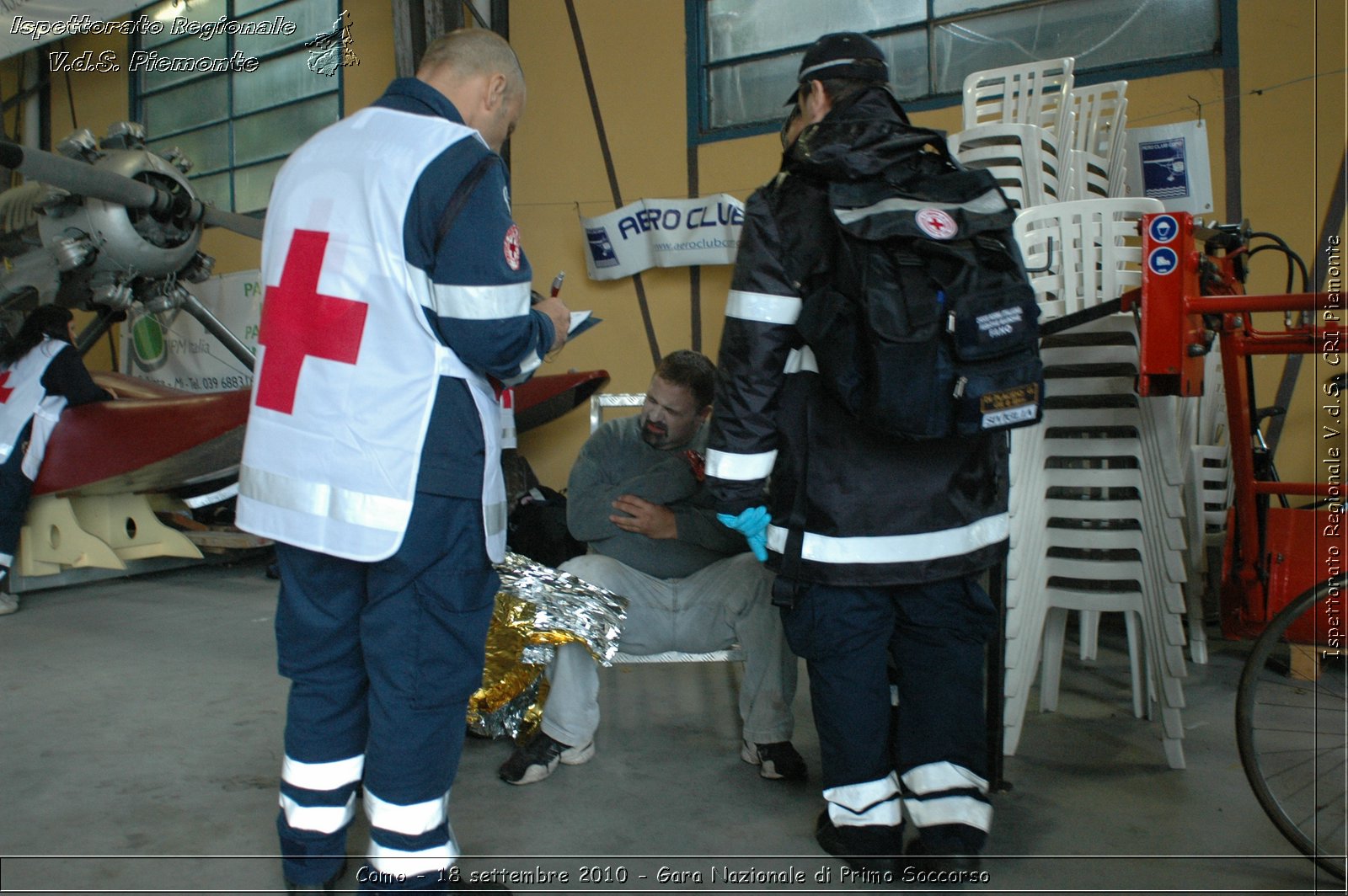 Como - 18 settembre 2010 - Gara Nazionale di Primo Soccorso -  Croce Rossa Italiana - Ispettorato Regionale Volontari del Soccorso Piemonte