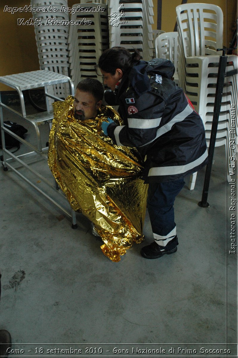 Como - 18 settembre 2010 - Gara Nazionale di Primo Soccorso -  Croce Rossa Italiana - Ispettorato Regionale Volontari del Soccorso Piemonte