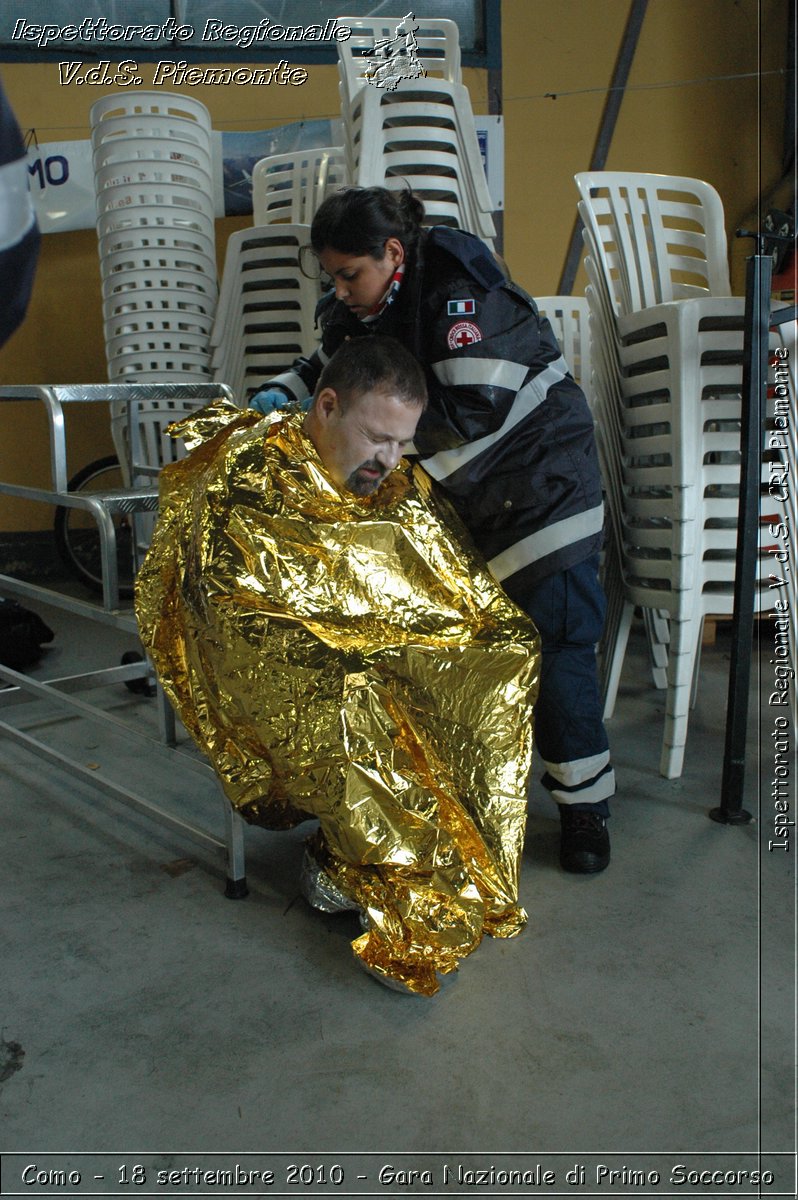 Como - 18 settembre 2010 - Gara Nazionale di Primo Soccorso -  Croce Rossa Italiana - Ispettorato Regionale Volontari del Soccorso Piemonte