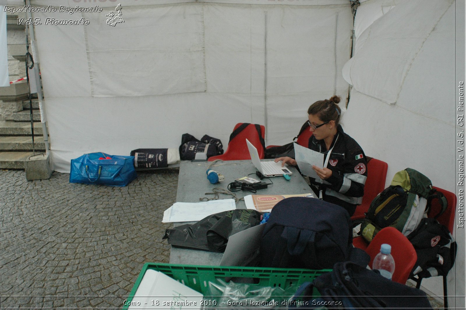 Como - 18 settembre 2010 - Gara Nazionale di Primo Soccorso -  Croce Rossa Italiana - Ispettorato Regionale Volontari del Soccorso Piemonte