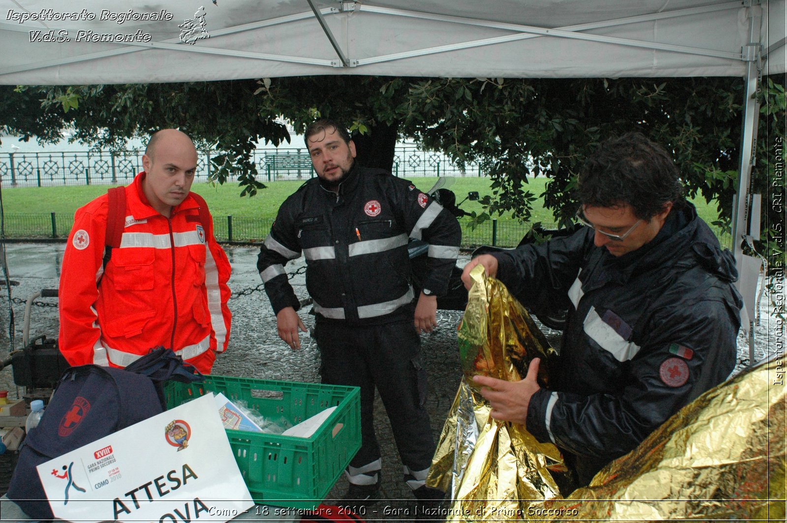 Como - 18 settembre 2010 - Gara Nazionale di Primo Soccorso -  Croce Rossa Italiana - Ispettorato Regionale Volontari del Soccorso Piemonte