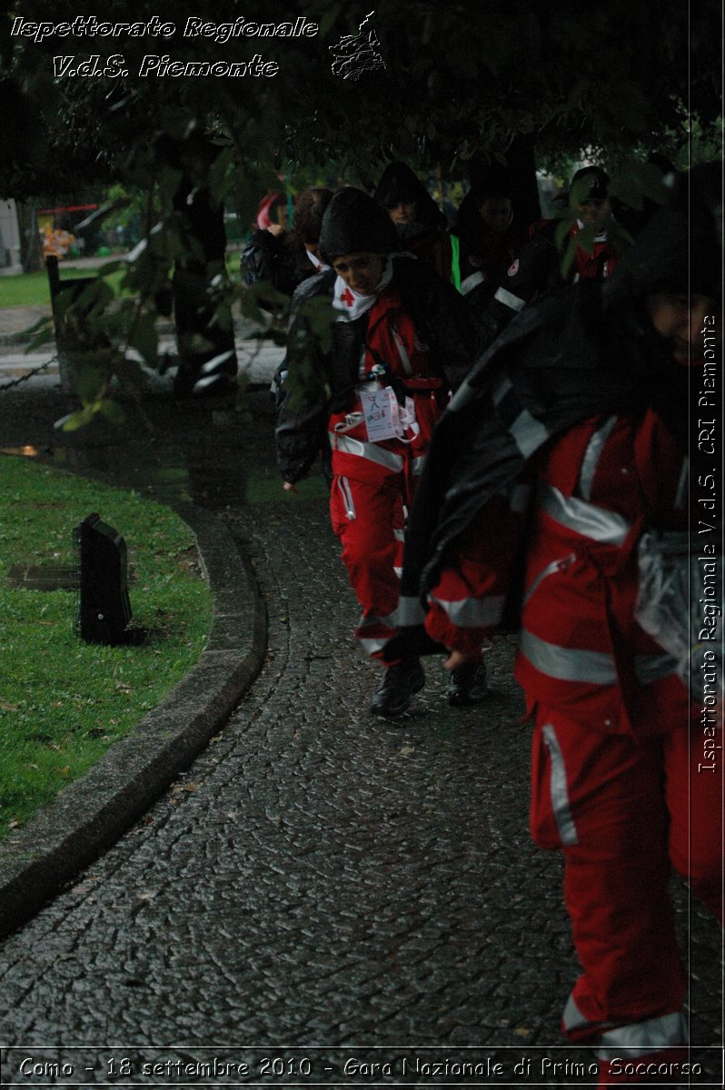 Como - 18 settembre 2010 - Gara Nazionale di Primo Soccorso -  Croce Rossa Italiana - Ispettorato Regionale Volontari del Soccorso Piemonte