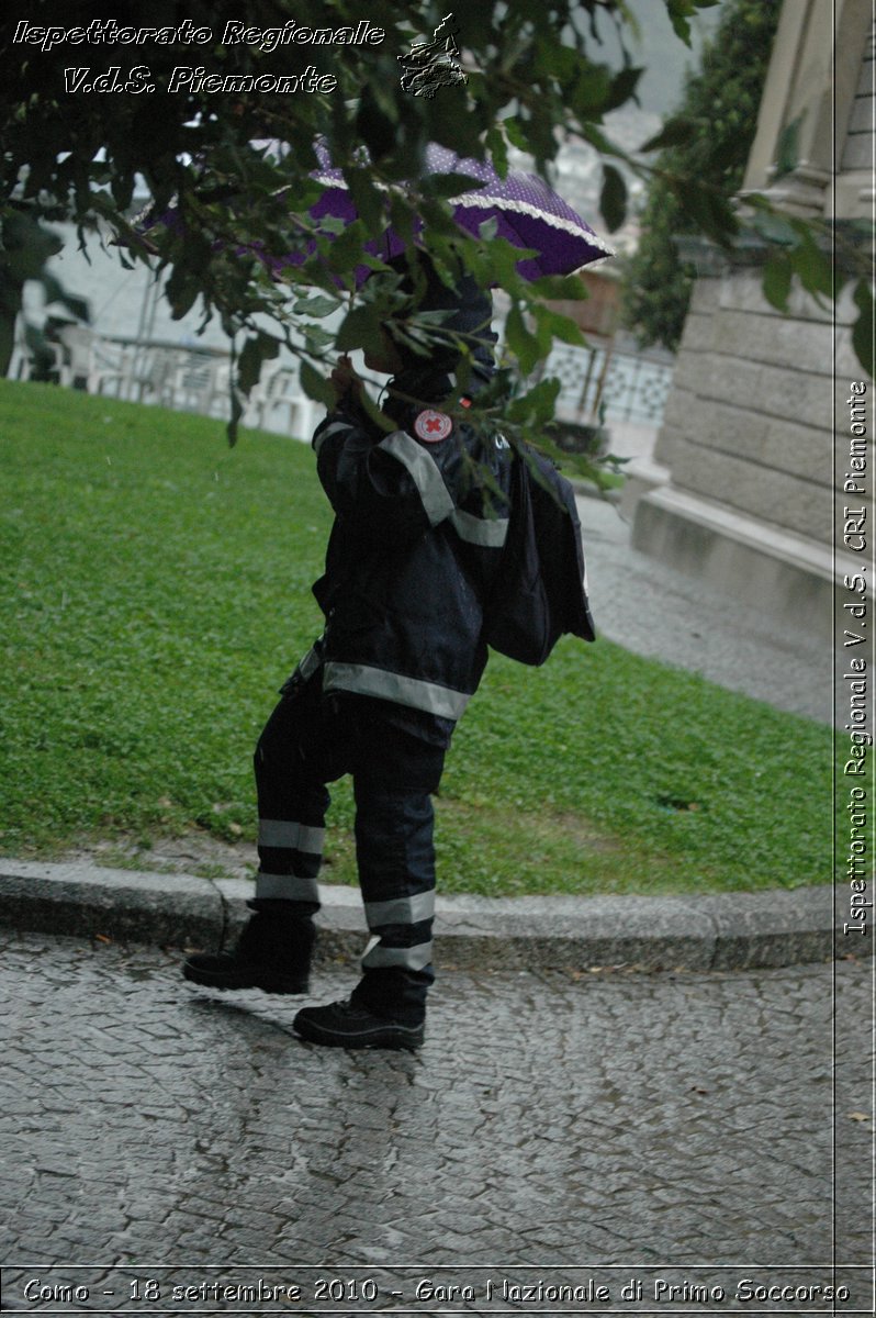 Como - 18 settembre 2010 - Gara Nazionale di Primo Soccorso -  Croce Rossa Italiana - Ispettorato Regionale Volontari del Soccorso Piemonte