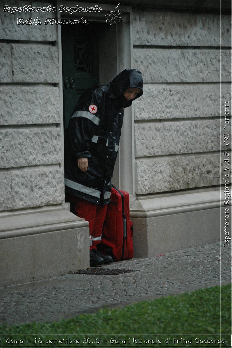 Como - 18 settembre 2010 - Gara Nazionale di Primo Soccorso -  Croce Rossa Italiana - Ispettorato Regionale Volontari del Soccorso Piemonte