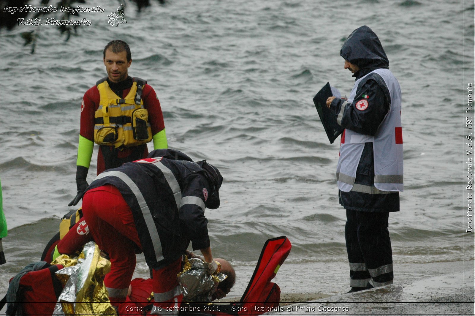 Como - 18 settembre 2010 - Gara Nazionale di Primo Soccorso -  Croce Rossa Italiana - Ispettorato Regionale Volontari del Soccorso Piemonte