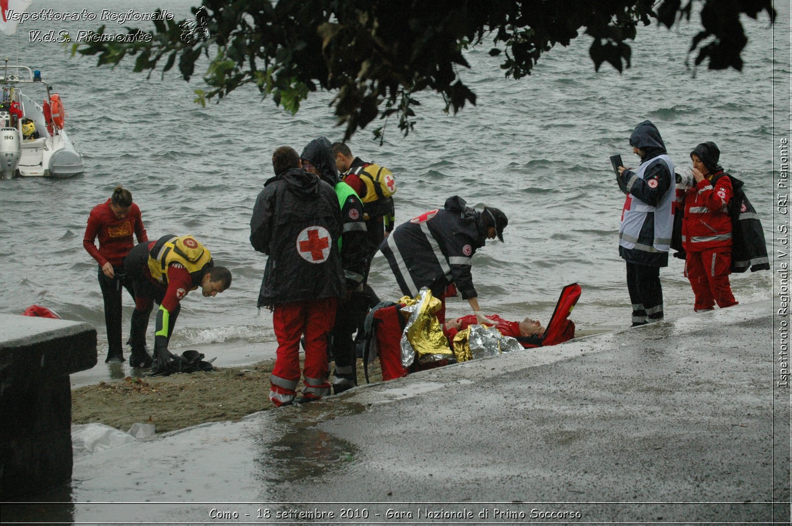 Como - 18 settembre 2010 - Gara Nazionale di Primo Soccorso -  Croce Rossa Italiana - Ispettorato Regionale Volontari del Soccorso Piemonte