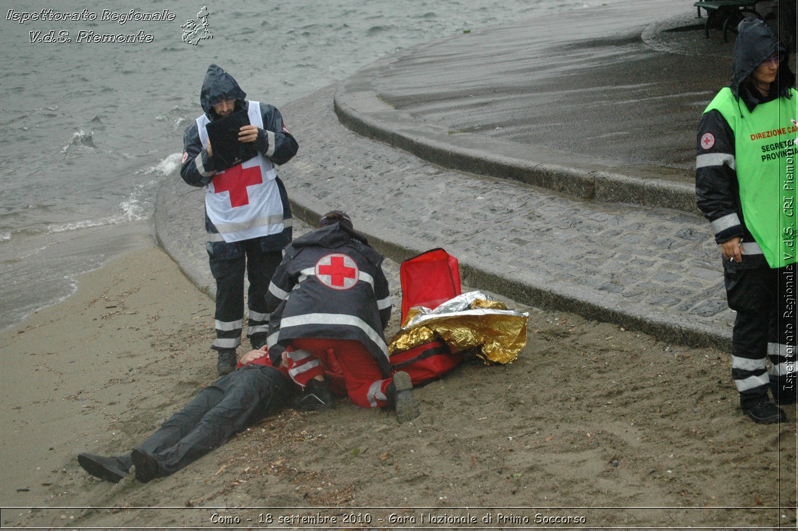 Como - 18 settembre 2010 - Gara Nazionale di Primo Soccorso -  Croce Rossa Italiana - Ispettorato Regionale Volontari del Soccorso Piemonte