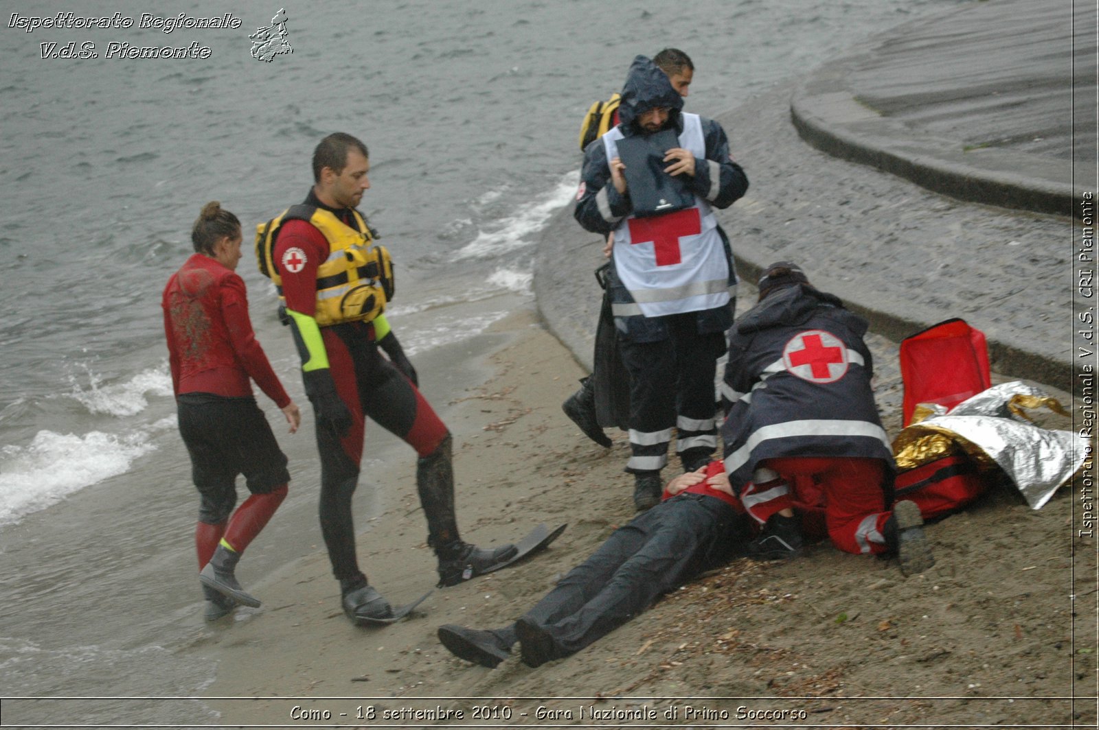 Como - 18 settembre 2010 - Gara Nazionale di Primo Soccorso -  Croce Rossa Italiana - Ispettorato Regionale Volontari del Soccorso Piemonte