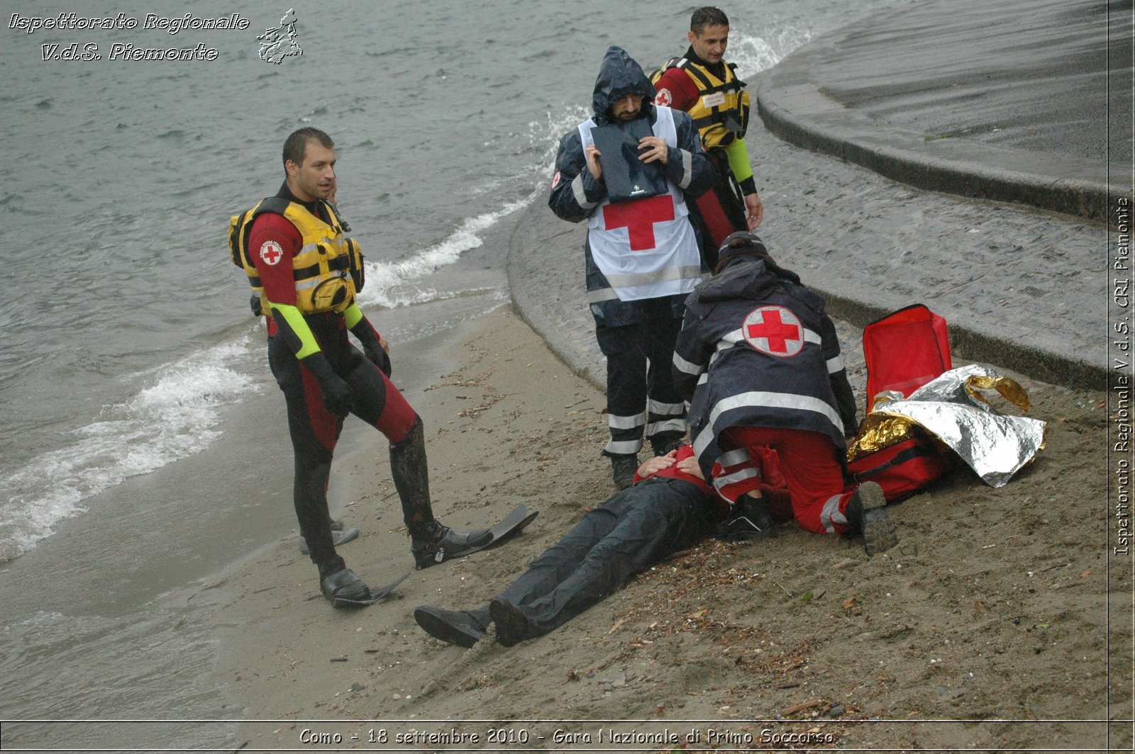 Como - 18 settembre 2010 - Gara Nazionale di Primo Soccorso -  Croce Rossa Italiana - Ispettorato Regionale Volontari del Soccorso Piemonte