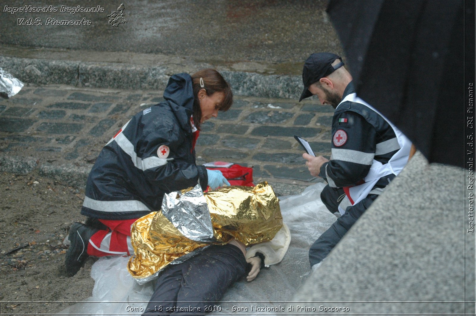 Como - 18 settembre 2010 - Gara Nazionale di Primo Soccorso -  Croce Rossa Italiana - Ispettorato Regionale Volontari del Soccorso Piemonte