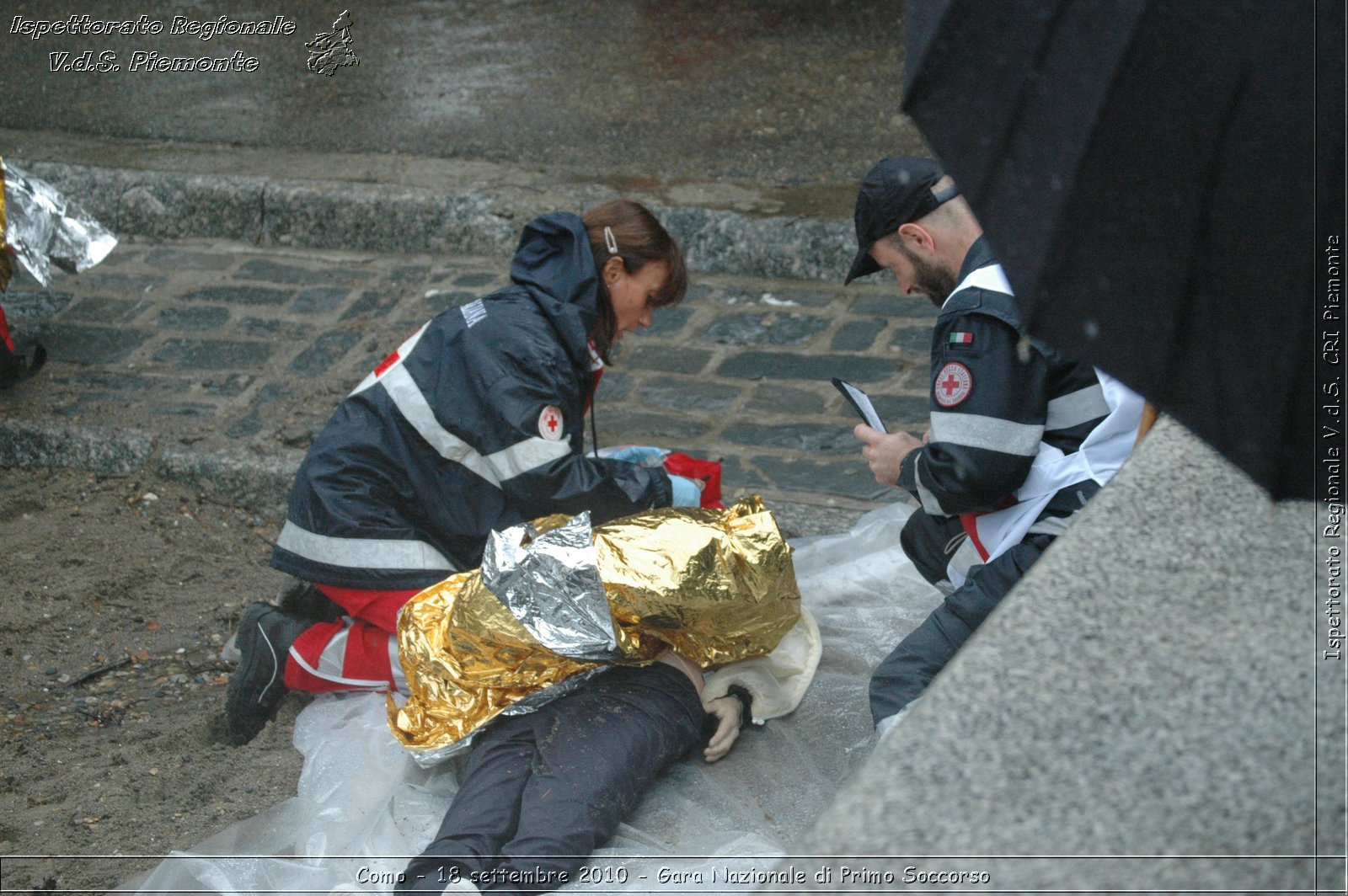 Como - 18 settembre 2010 - Gara Nazionale di Primo Soccorso -  Croce Rossa Italiana - Ispettorato Regionale Volontari del Soccorso Piemonte