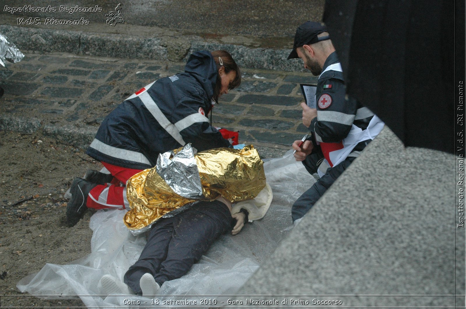 Como - 18 settembre 2010 - Gara Nazionale di Primo Soccorso -  Croce Rossa Italiana - Ispettorato Regionale Volontari del Soccorso Piemonte