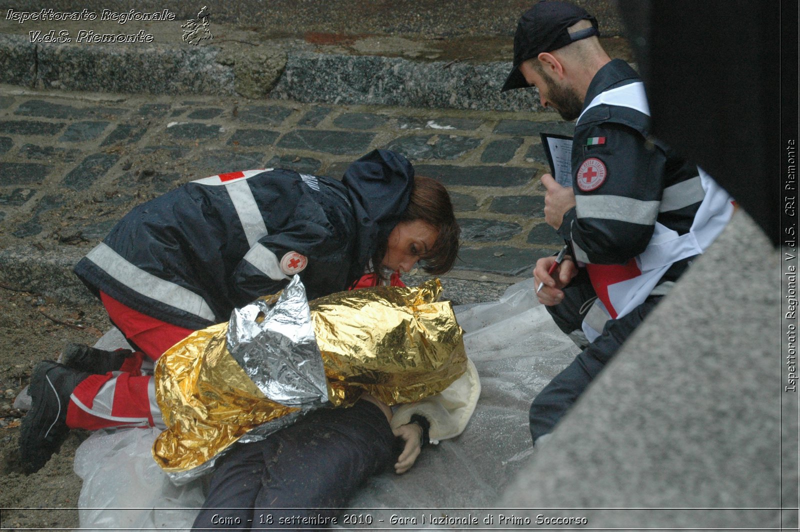 Como - 18 settembre 2010 - Gara Nazionale di Primo Soccorso -  Croce Rossa Italiana - Ispettorato Regionale Volontari del Soccorso Piemonte