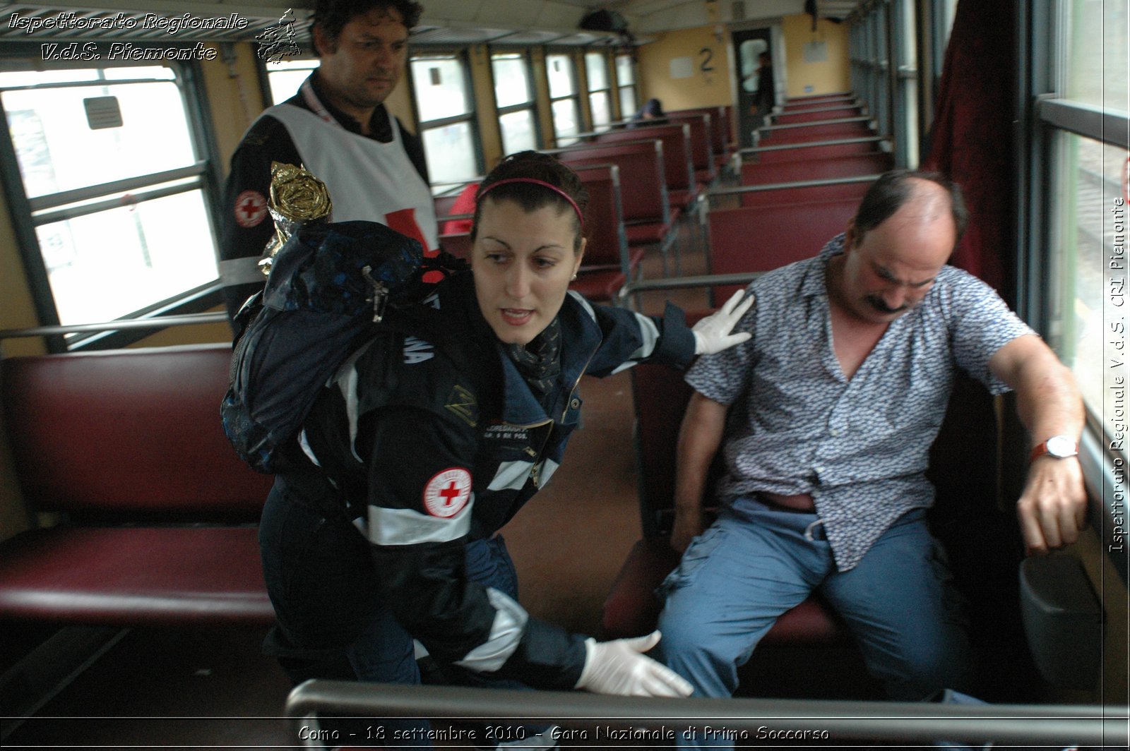 Como - 18 settembre 2010 - Gara Nazionale di Primo Soccorso -  Croce Rossa Italiana - Ispettorato Regionale Volontari del Soccorso Piemonte