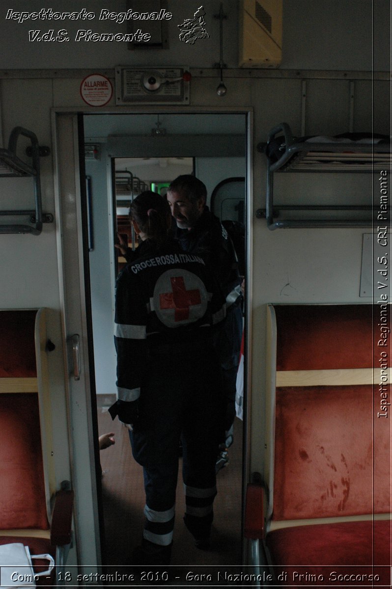 Como - 18 settembre 2010 - Gara Nazionale di Primo Soccorso -  Croce Rossa Italiana - Ispettorato Regionale Volontari del Soccorso Piemonte