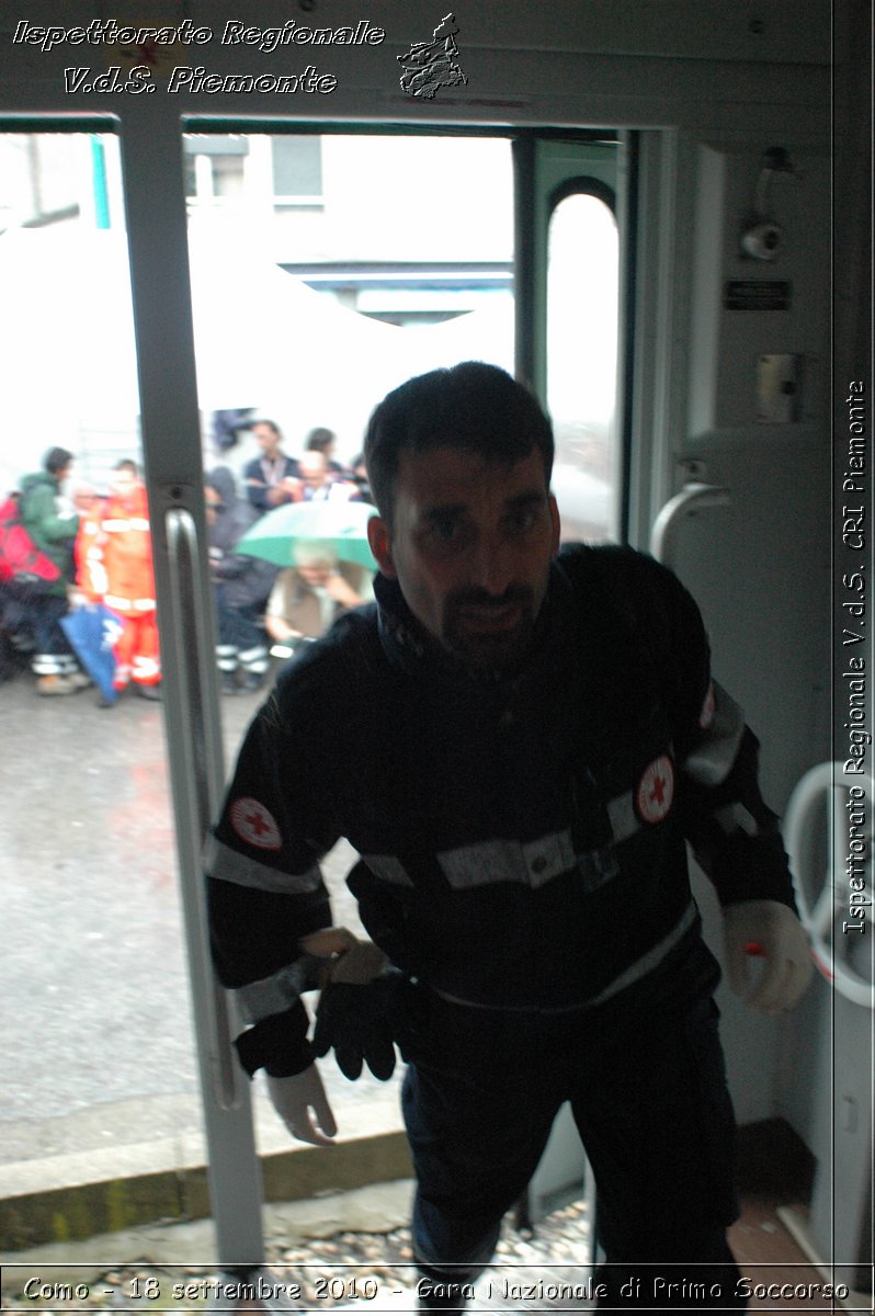 Como - 18 settembre 2010 - Gara Nazionale di Primo Soccorso -  Croce Rossa Italiana - Ispettorato Regionale Volontari del Soccorso Piemonte