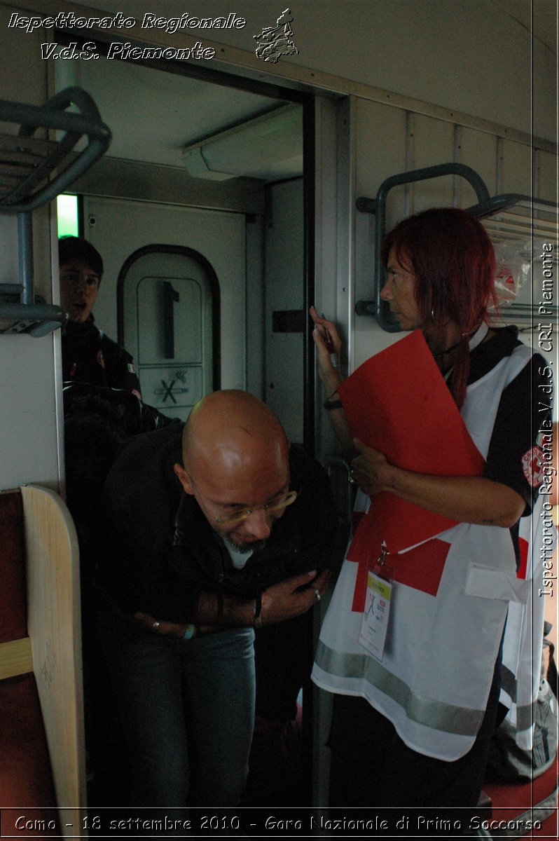 Como - 18 settembre 2010 - Gara Nazionale di Primo Soccorso -  Croce Rossa Italiana - Ispettorato Regionale Volontari del Soccorso Piemonte