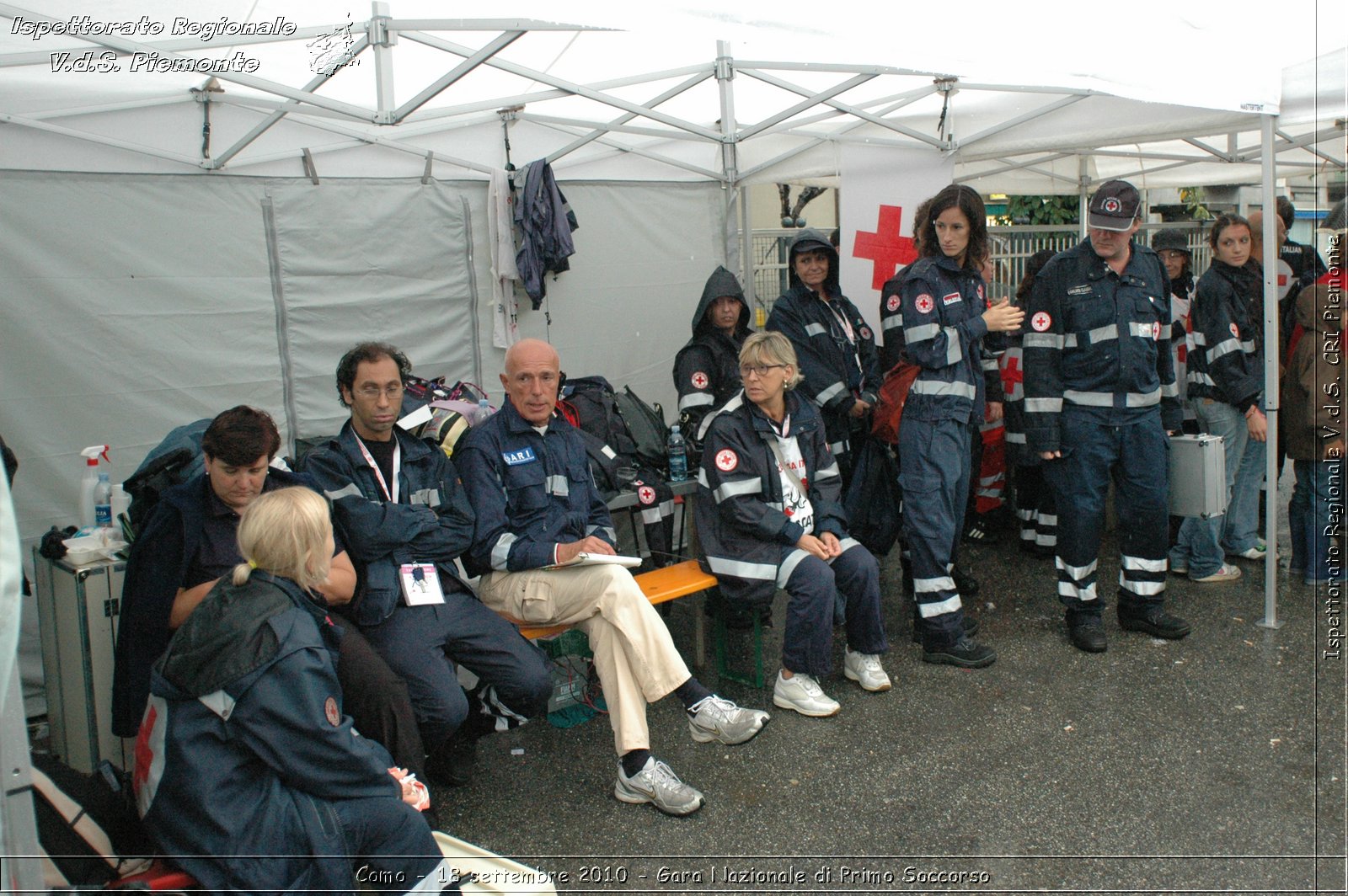 Como - 18 settembre 2010 - Gara Nazionale di Primo Soccorso -  Croce Rossa Italiana - Ispettorato Regionale Volontari del Soccorso Piemonte