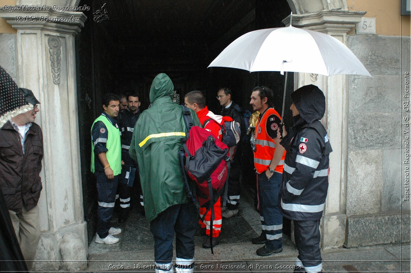 Como - 18 settembre 2010 - Gara Nazionale di Primo Soccorso -  Croce Rossa Italiana - Ispettorato Regionale Volontari del Soccorso Piemonte