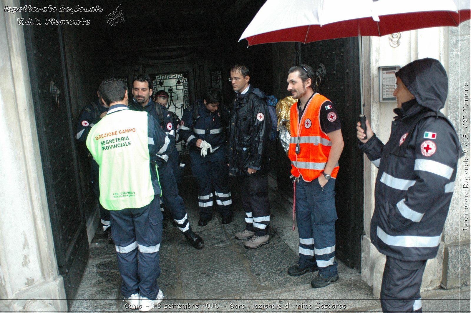 Como - 18 settembre 2010 - Gara Nazionale di Primo Soccorso -  Croce Rossa Italiana - Ispettorato Regionale Volontari del Soccorso Piemonte