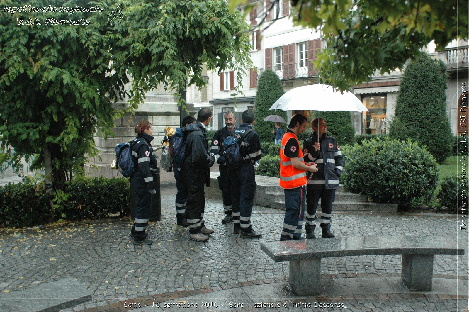 Como - 18 settembre 2010 - Gara Nazionale di Primo Soccorso -  Croce Rossa Italiana - Ispettorato Regionale Volontari del Soccorso Piemonte