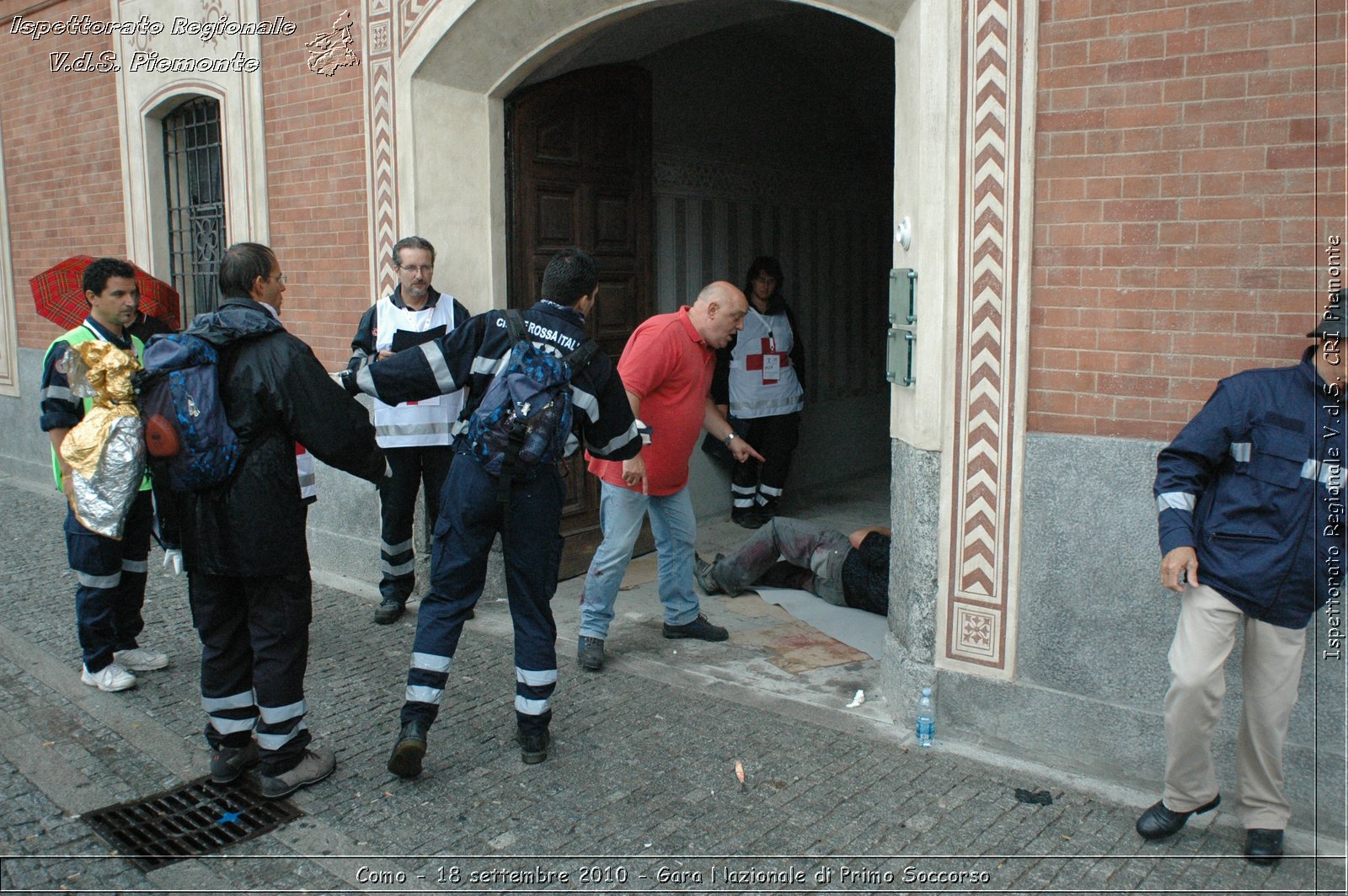 Como - 18 settembre 2010 - Gara Nazionale di Primo Soccorso -  Croce Rossa Italiana - Ispettorato Regionale Volontari del Soccorso Piemonte