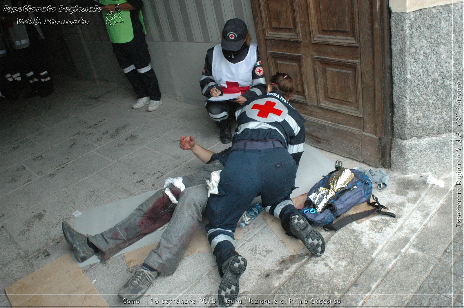 Como - 18 settembre 2010 - Gara Nazionale di Primo Soccorso -  Croce Rossa Italiana - Ispettorato Regionale Volontari del Soccorso Piemonte