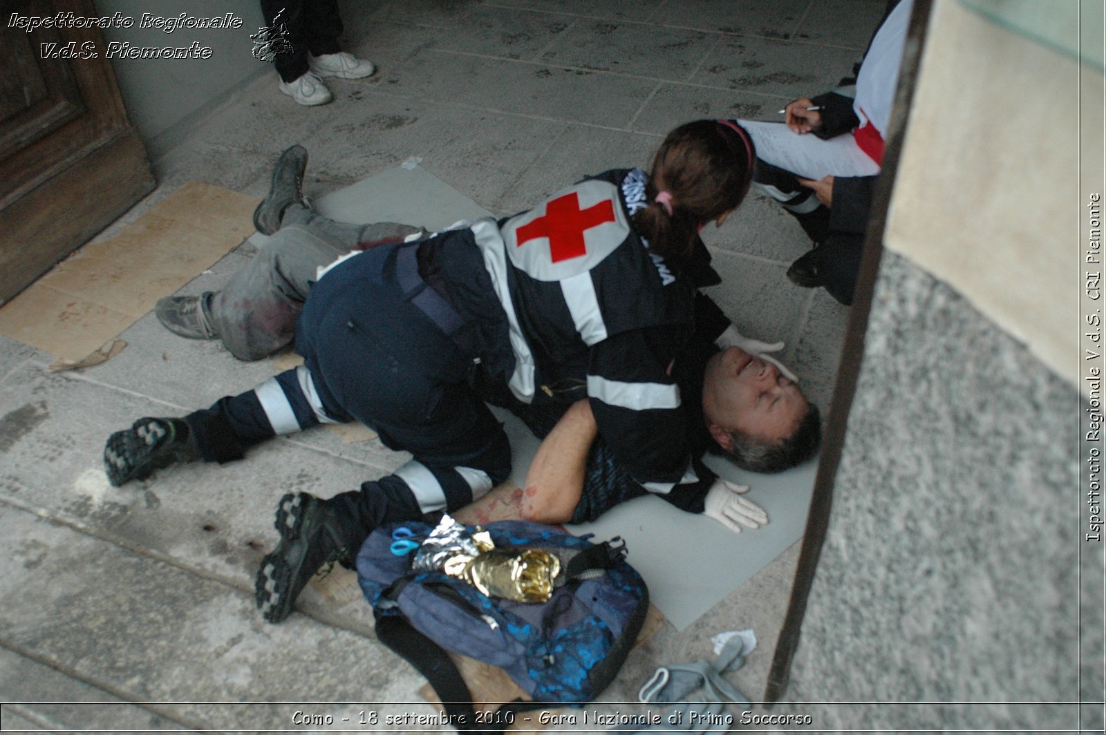 Como - 18 settembre 2010 - Gara Nazionale di Primo Soccorso -  Croce Rossa Italiana - Ispettorato Regionale Volontari del Soccorso Piemonte