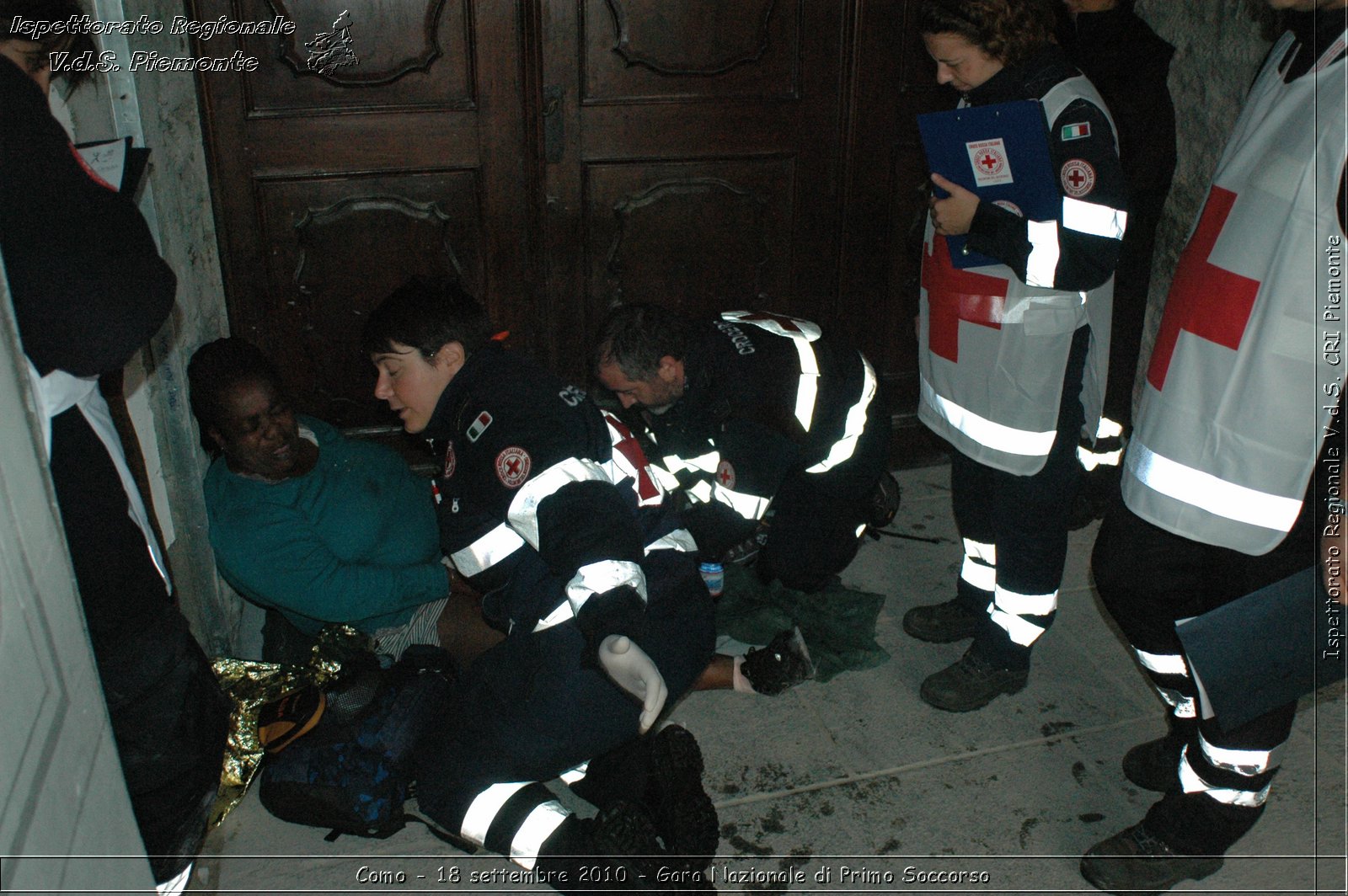 Como - 18 settembre 2010 - Gara Nazionale di Primo Soccorso -  Croce Rossa Italiana - Ispettorato Regionale Volontari del Soccorso Piemonte