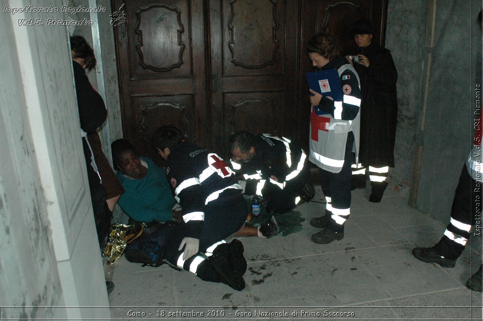 Como - 18 settembre 2010 - Gara Nazionale di Primo Soccorso -  Croce Rossa Italiana - Ispettorato Regionale Volontari del Soccorso Piemonte