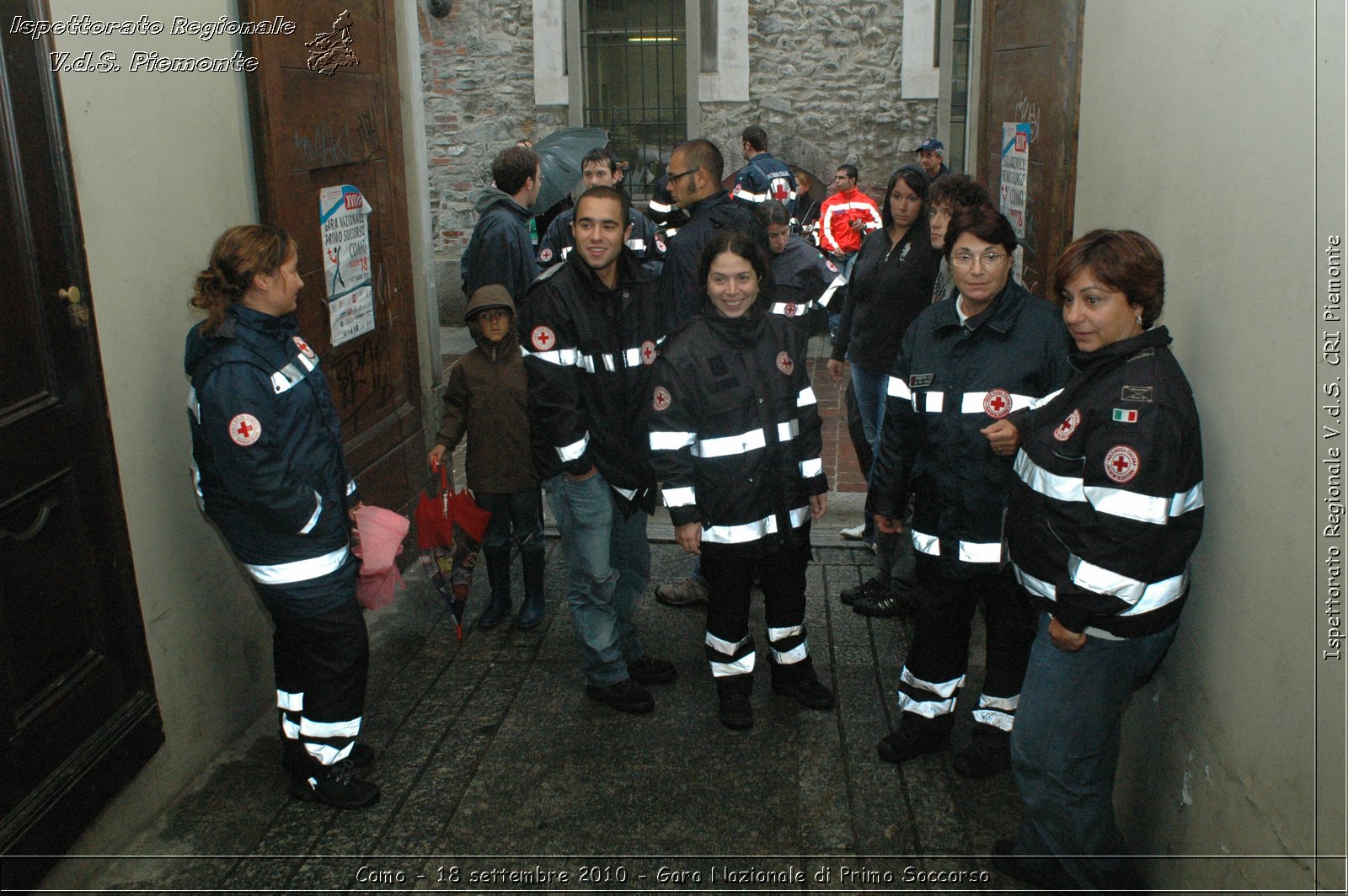 Como - 18 settembre 2010 - Gara Nazionale di Primo Soccorso -  Croce Rossa Italiana - Ispettorato Regionale Volontari del Soccorso Piemonte