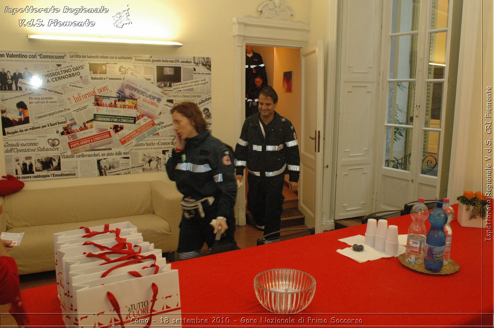 Como - 18 settembre 2010 - Gara Nazionale di Primo Soccorso -  Croce Rossa Italiana - Ispettorato Regionale Volontari del Soccorso Piemonte