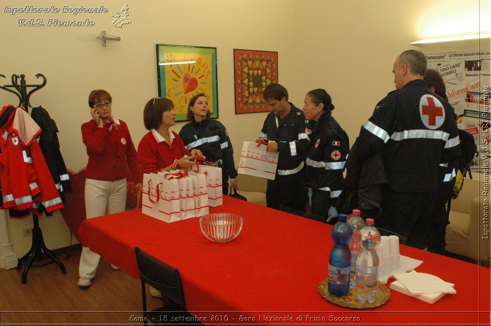 Como - 18 settembre 2010 - Gara Nazionale di Primo Soccorso -  Croce Rossa Italiana - Ispettorato Regionale Volontari del Soccorso Piemonte