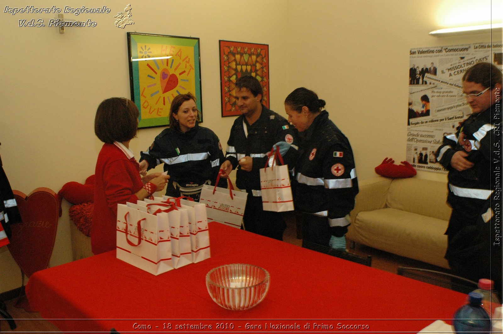 Como - 18 settembre 2010 - Gara Nazionale di Primo Soccorso -  Croce Rossa Italiana - Ispettorato Regionale Volontari del Soccorso Piemonte