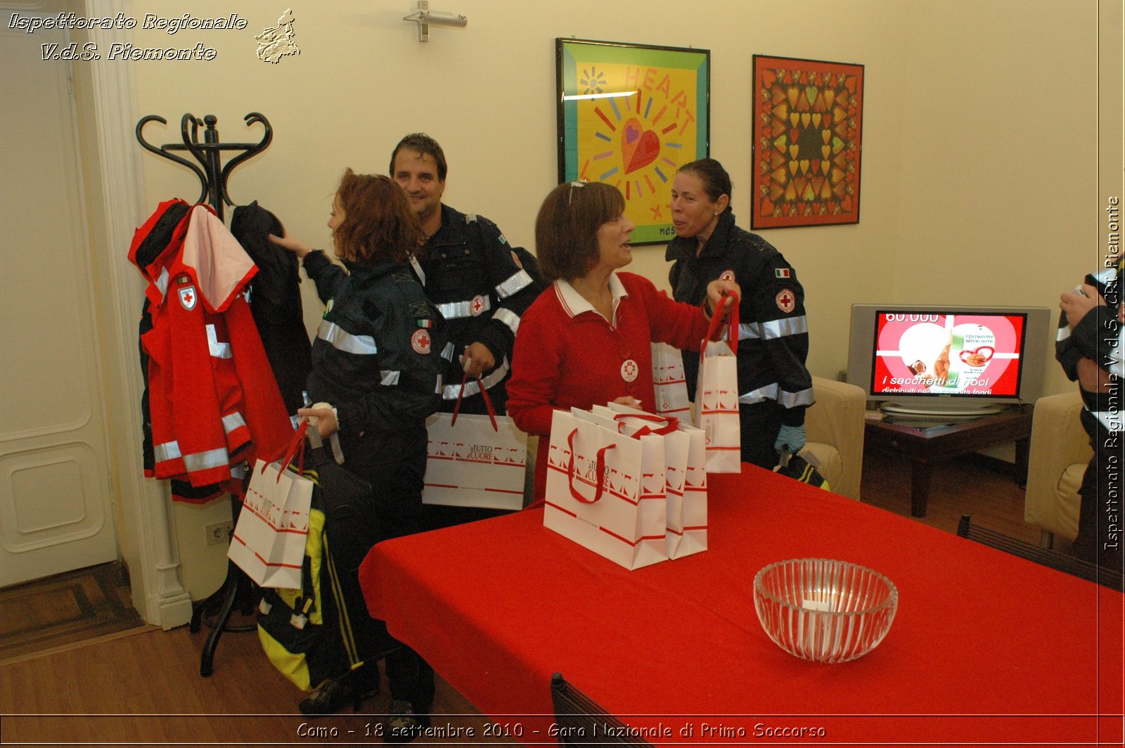 Como - 18 settembre 2010 - Gara Nazionale di Primo Soccorso -  Croce Rossa Italiana - Ispettorato Regionale Volontari del Soccorso Piemonte