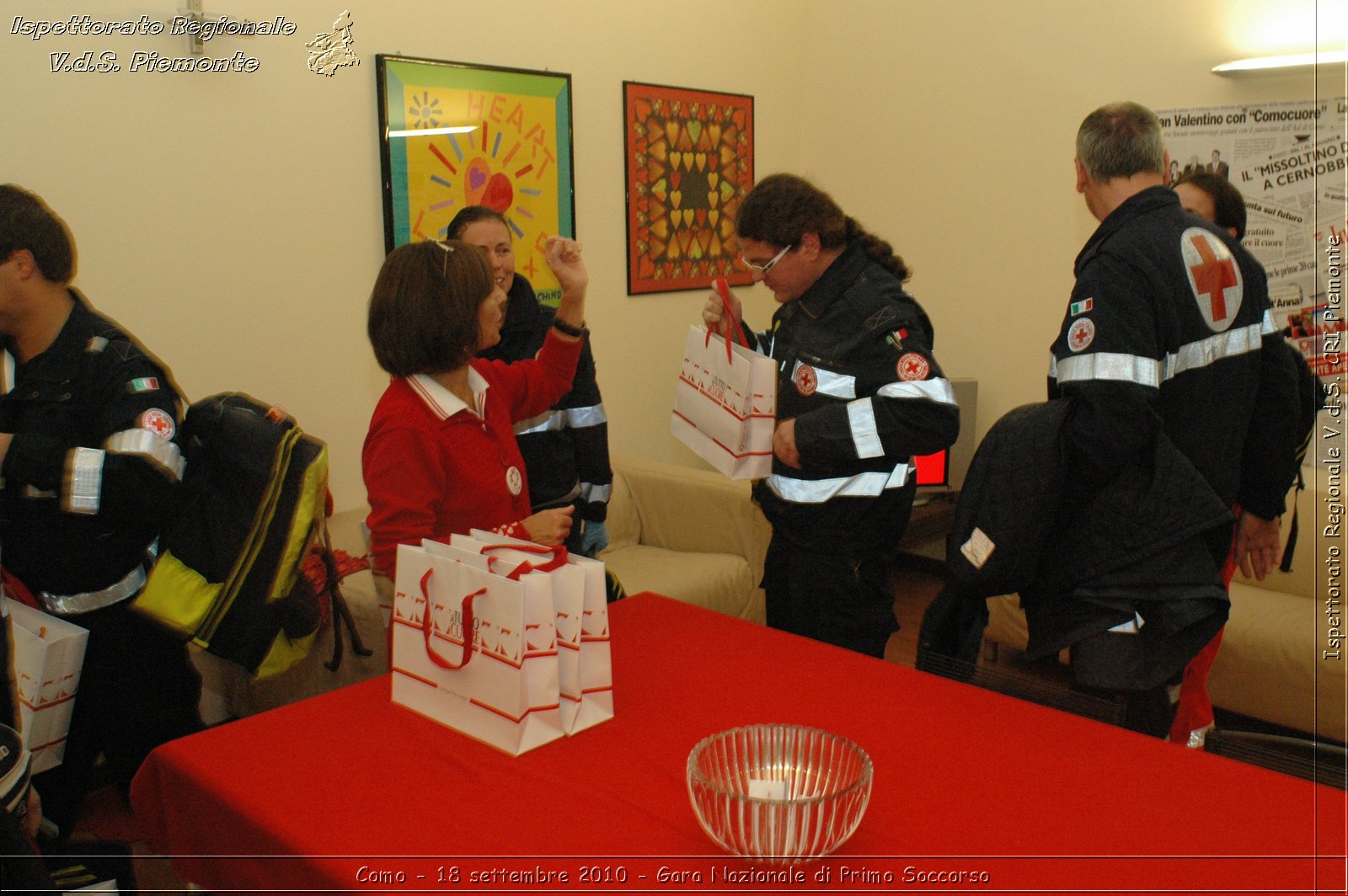 Como - 18 settembre 2010 - Gara Nazionale di Primo Soccorso -  Croce Rossa Italiana - Ispettorato Regionale Volontari del Soccorso Piemonte