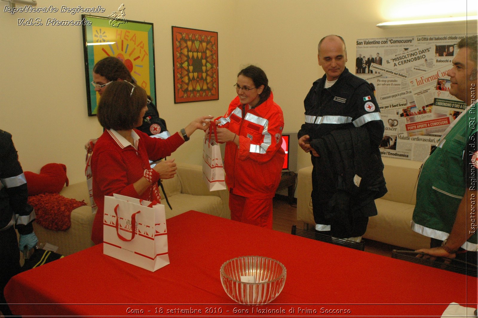 Como - 18 settembre 2010 - Gara Nazionale di Primo Soccorso -  Croce Rossa Italiana - Ispettorato Regionale Volontari del Soccorso Piemonte