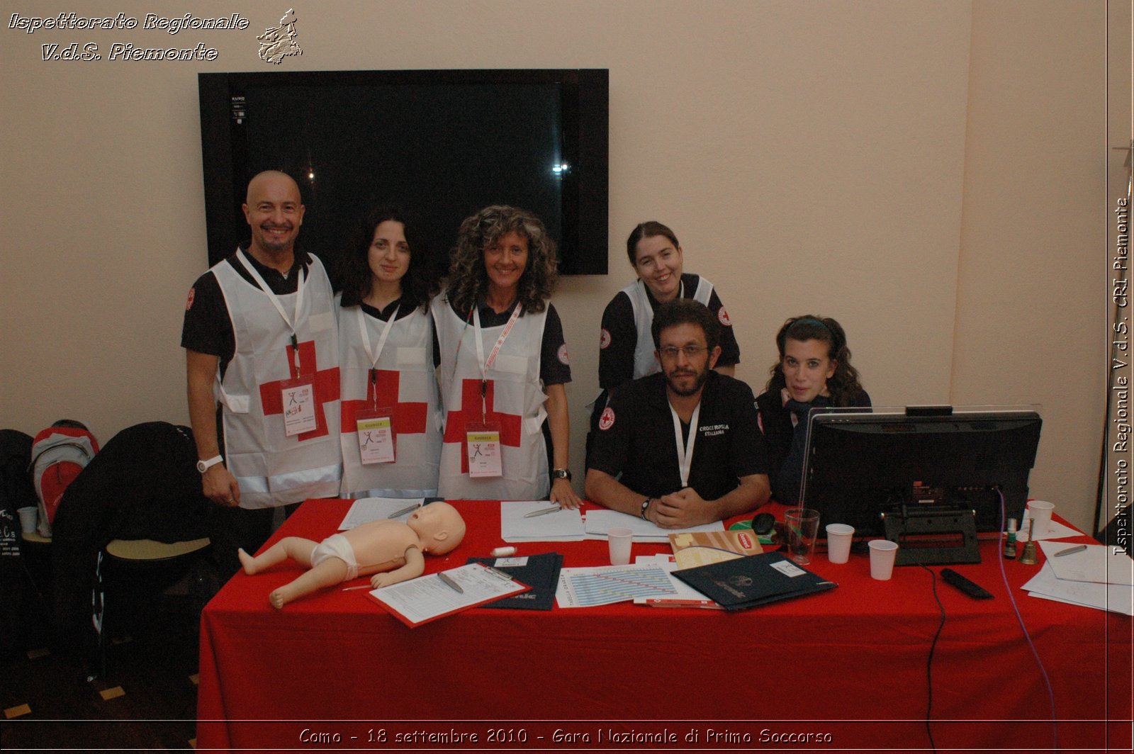 Como - 18 settembre 2010 - Gara Nazionale di Primo Soccorso -  Croce Rossa Italiana - Ispettorato Regionale Volontari del Soccorso Piemonte