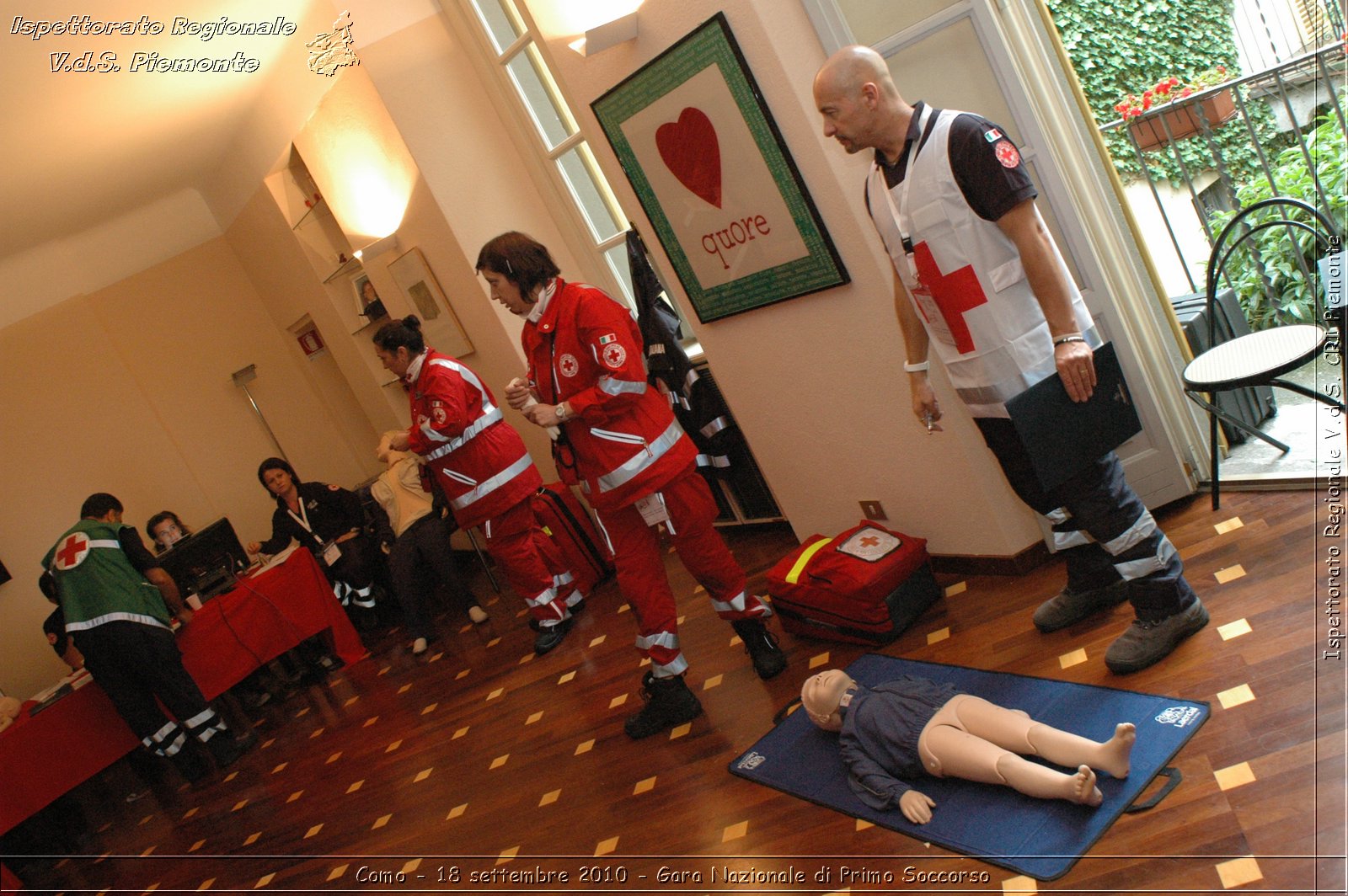 Como - 18 settembre 2010 - Gara Nazionale di Primo Soccorso -  Croce Rossa Italiana - Ispettorato Regionale Volontari del Soccorso Piemonte