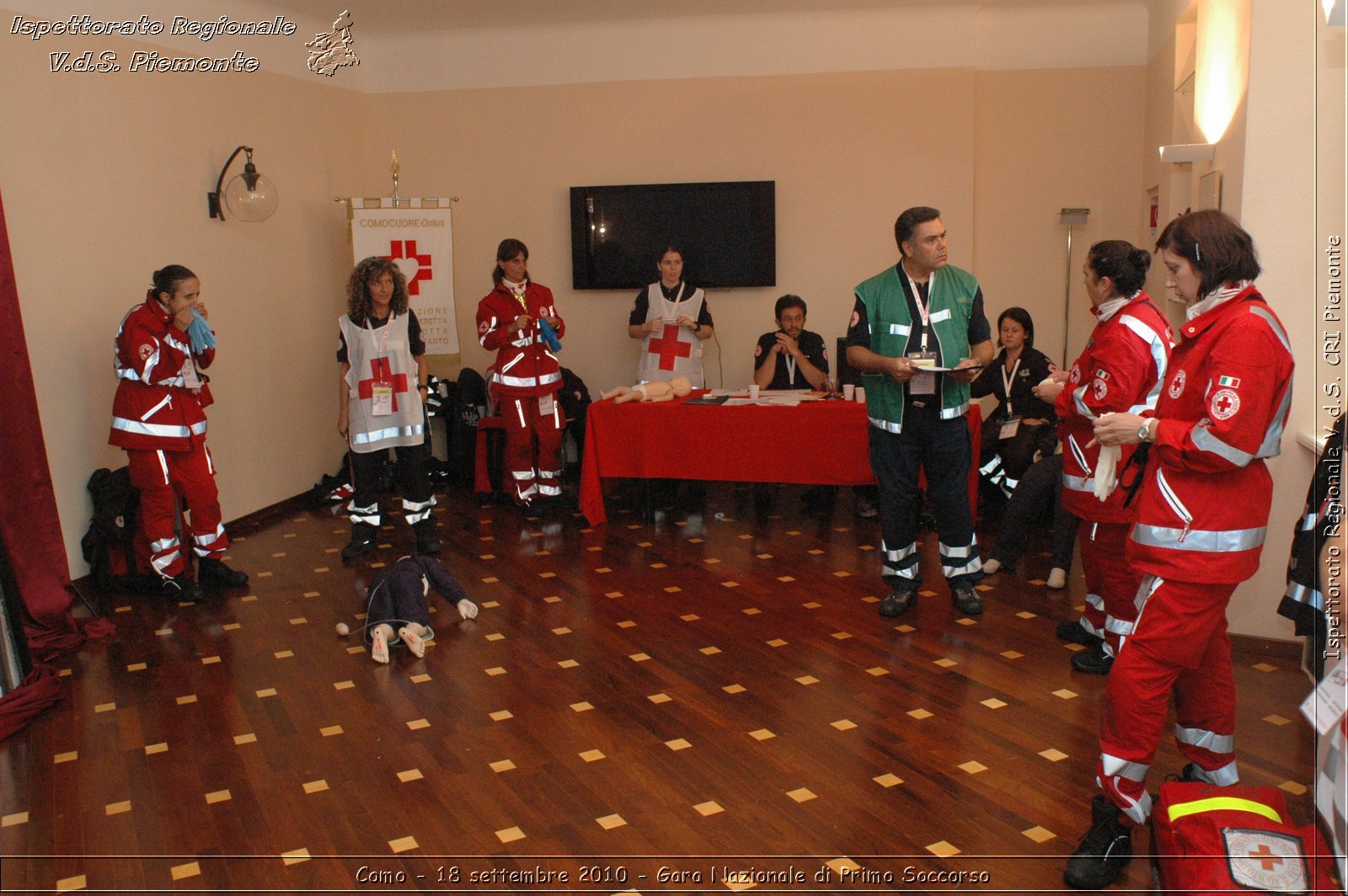 Como - 18 settembre 2010 - Gara Nazionale di Primo Soccorso -  Croce Rossa Italiana - Ispettorato Regionale Volontari del Soccorso Piemonte